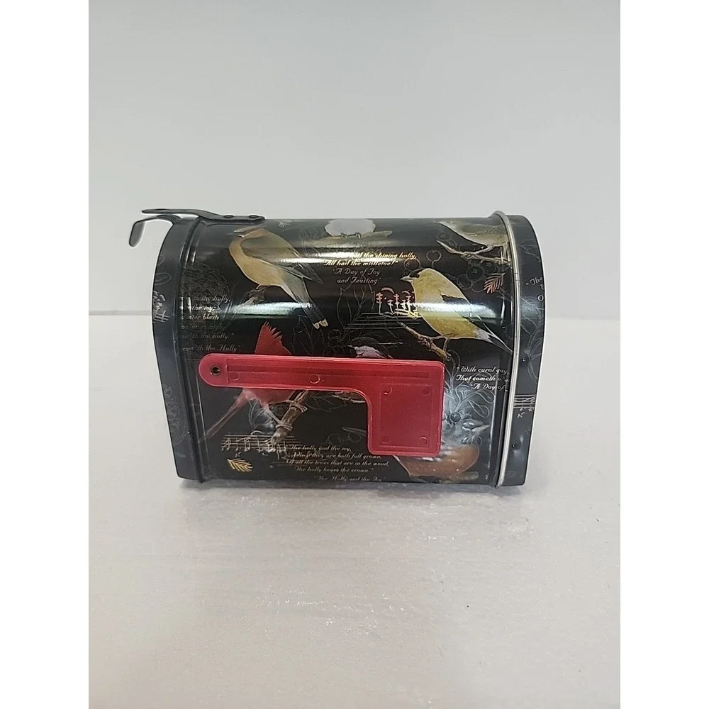 Vintage Global Innovation Mini Metal Mailbox Tin Bird Lovers 3 X 5 Inches